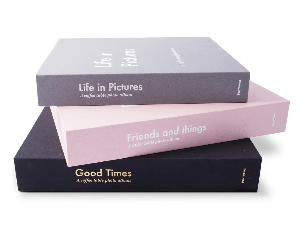 Printworks Friends and things - A Coffee Table Photo Album (60 Svarta sidor / 30 blad)