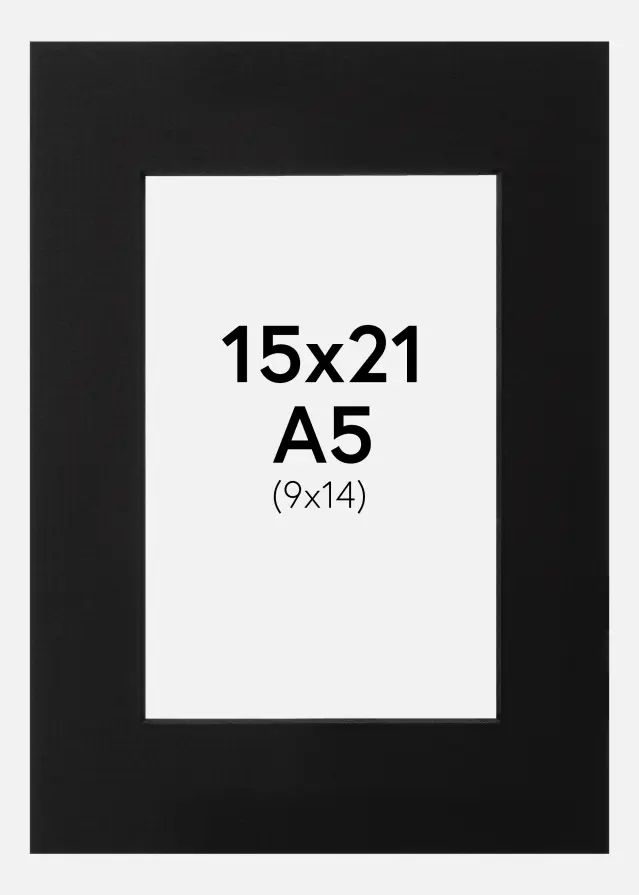 Galleri 1 Mount Black (Black Core) 15x21 cm (9x14)