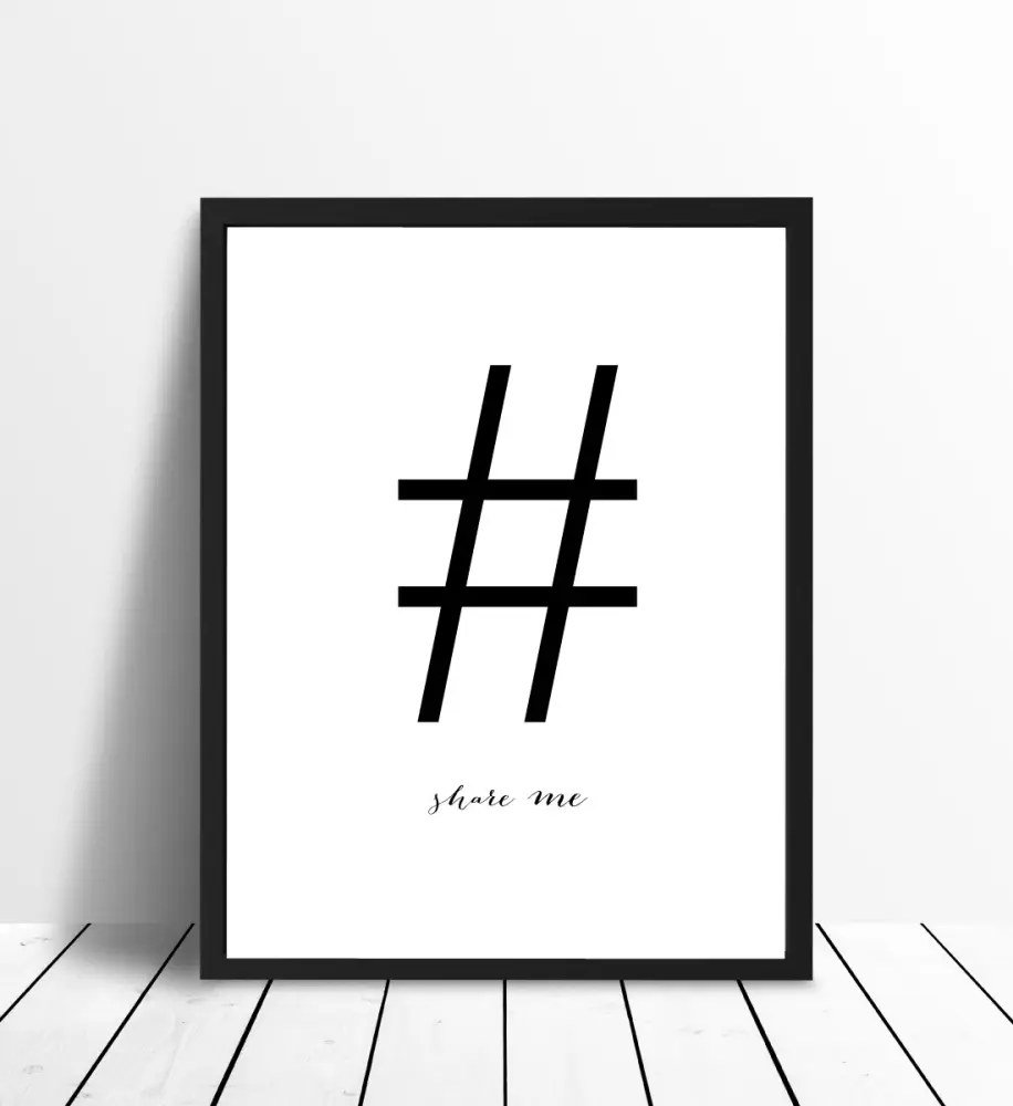 Bildverkstad Share me - White