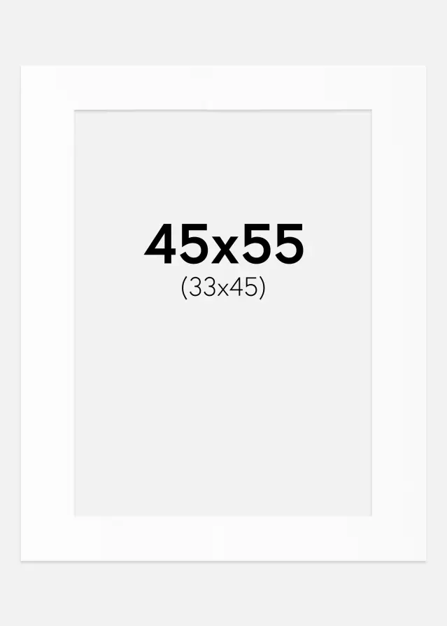 Artlink Mount White Standard (White Core) 45x55 cm (33x45)