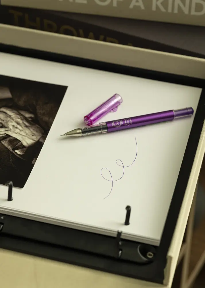 Focus Pilot Photo Album pen Purple