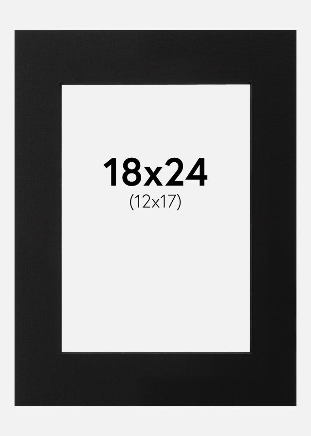 Galleri 1 Mount Black (Black Core) 18x24 cm (12x17)