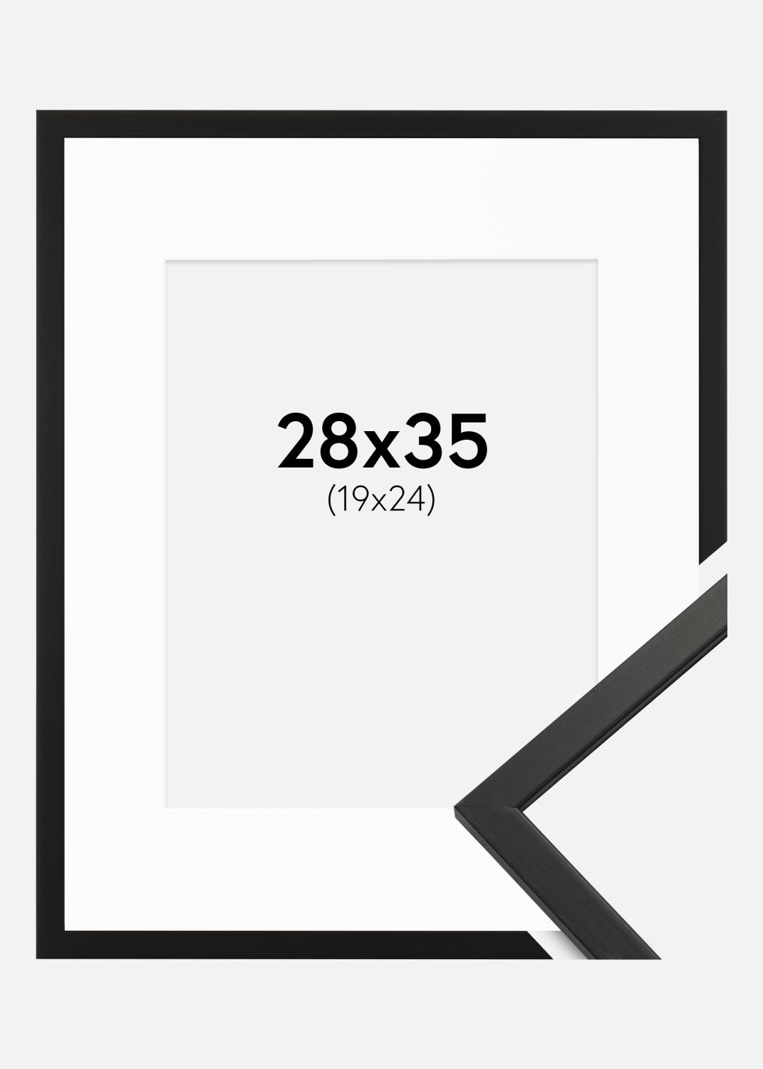 Product Image for Frame Edsbyn Acrylic Glass Black 28x35 cm - Picture Mount White 20x25 cm