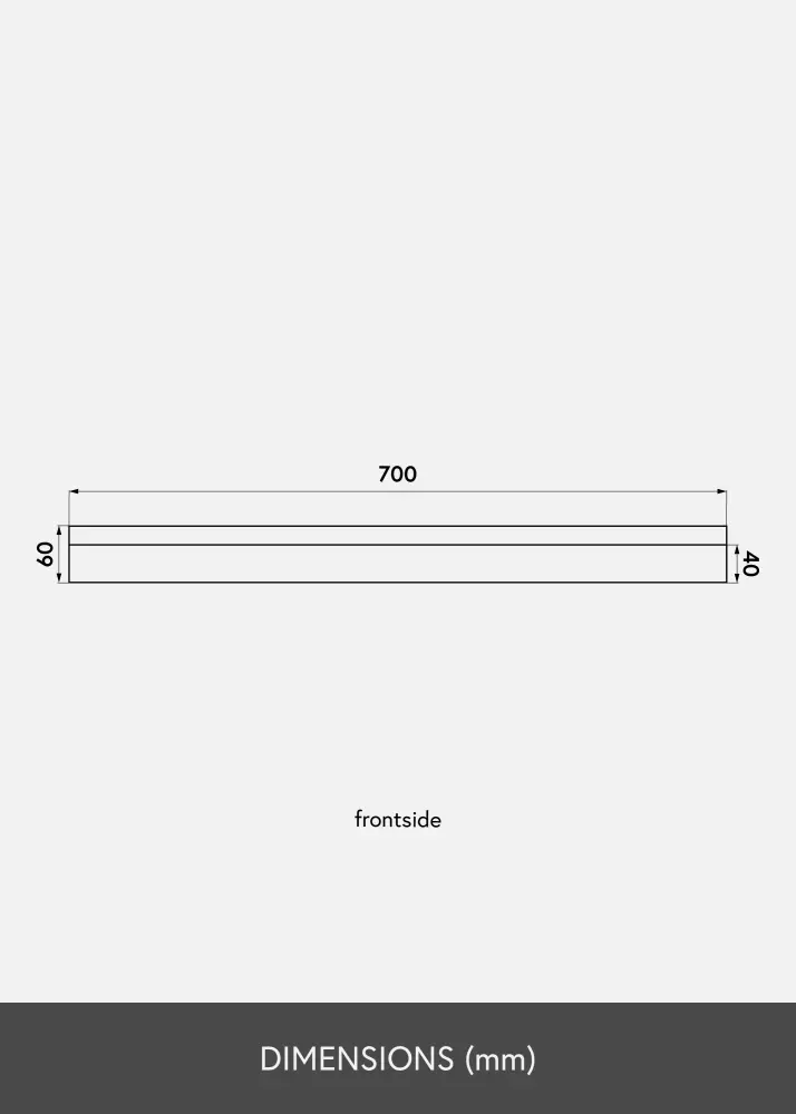 KAILA KAILA Picture Shelf Bamboo 70 cm