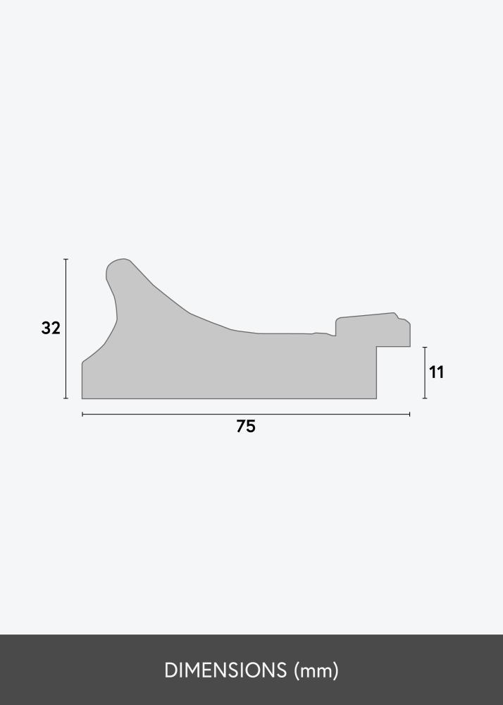 Ramverkstad Frame Camden Silver - Custom Size