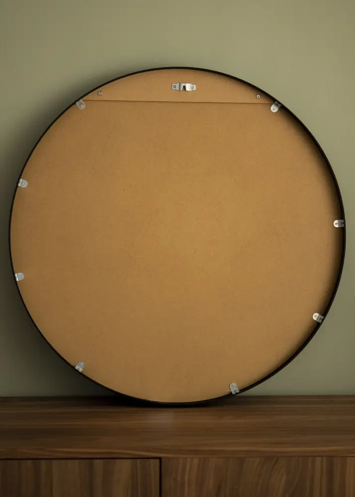 KAILA KAILA Round Mirror - Edge Black 70 cm Ø