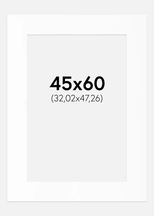 Artlink Mount White Standard (White Core) 45x60 cm (32,02x47,26)