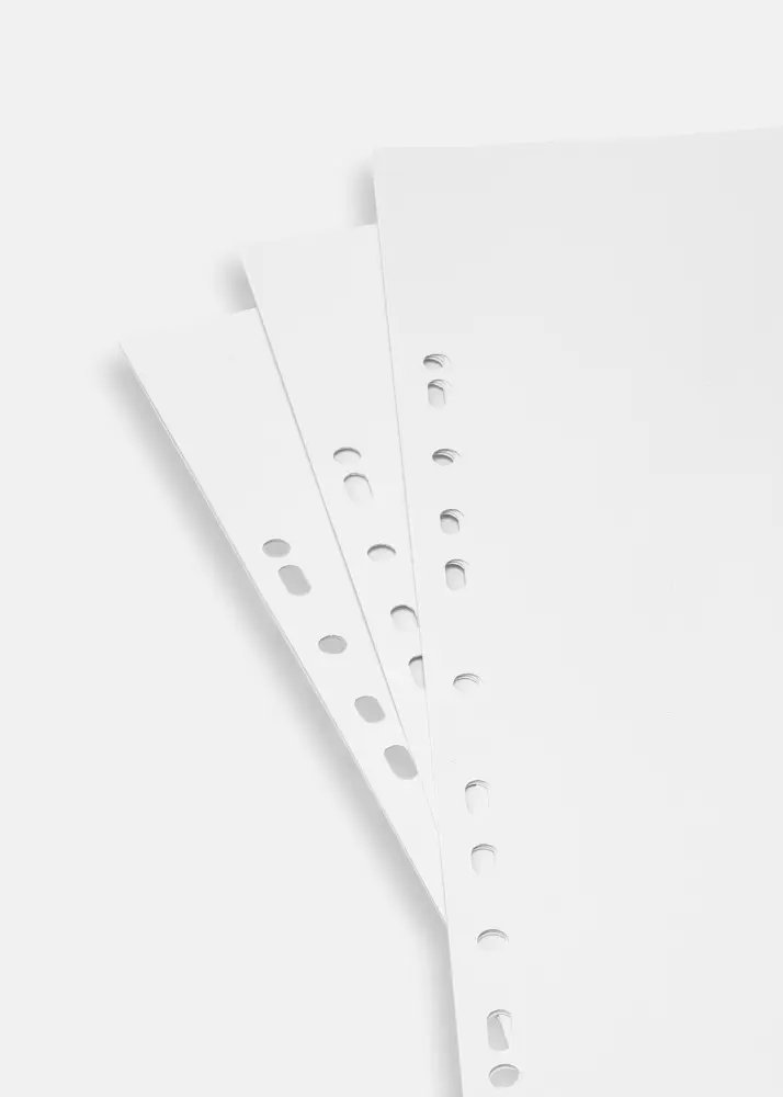Burde Album sheets Scrapbook A3 - 10 white sheets