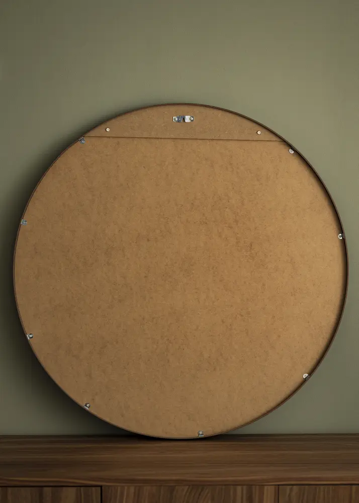 Artlink Mirror Modern Walnut 80 cm Ø