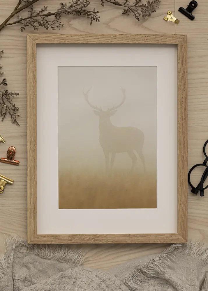 Ramverkstad Frame Oak Wood - Custom Size
