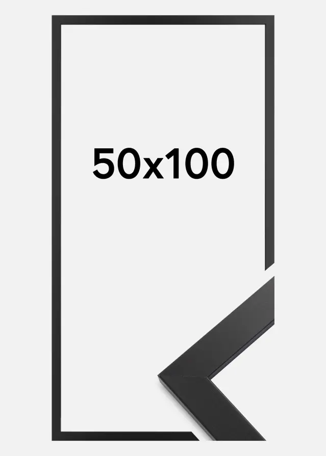 Galleri 1 Frame Black Wood 50x100 cm