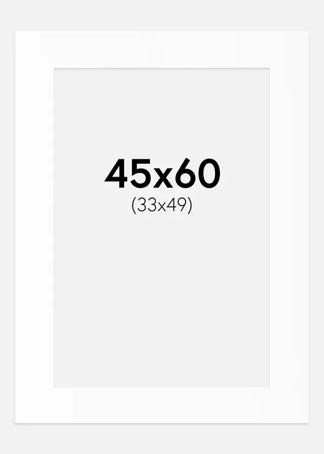 Artlink Mount White Standard (White Core) 45x60 cm (33x49)
