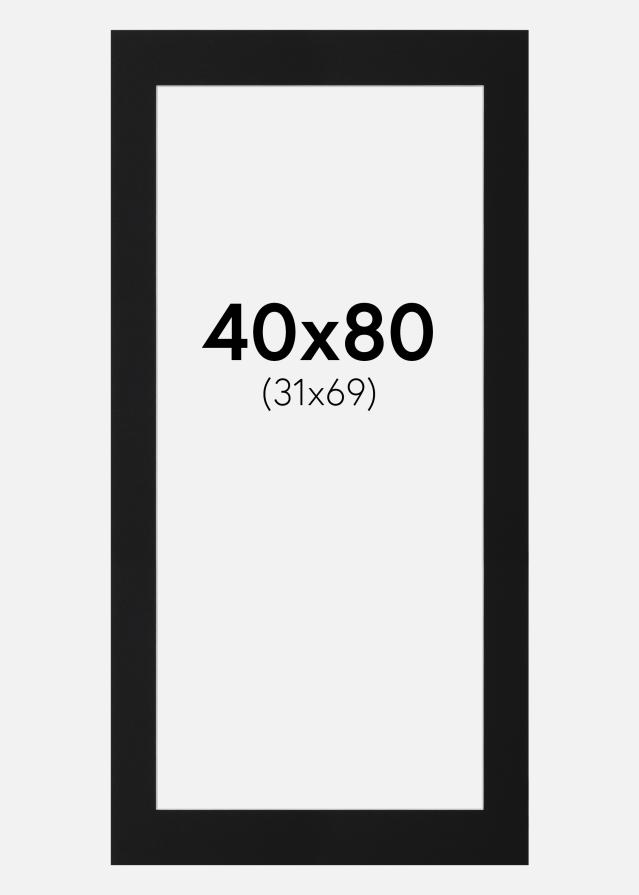 Artlink Mount Black Standard (White Core) 40x80 cm (31x69)