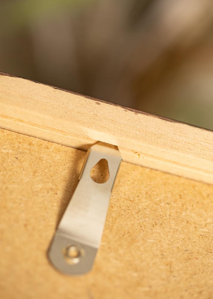 Ram med passepartou Frame Hermes Teak 60x90 cm - Mounts White 50x75 cm