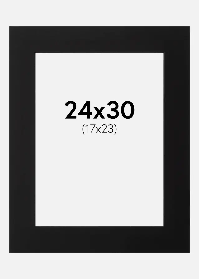 Galleri 1 Mount Black (Black Core) 24x30 cm (17x23)