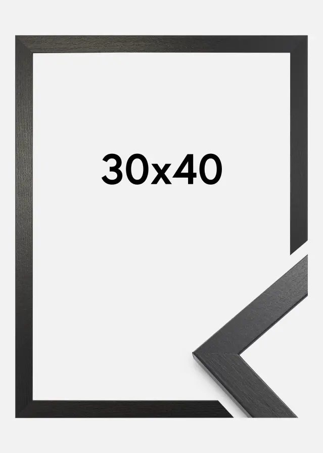 Estancia Frame Stilren Acrylic glass Black Oak 30x40 cm