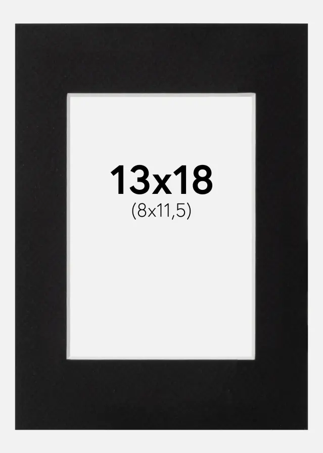 Artlink Mount Black Standard (White Core) 13x18 cm (8x11.5)