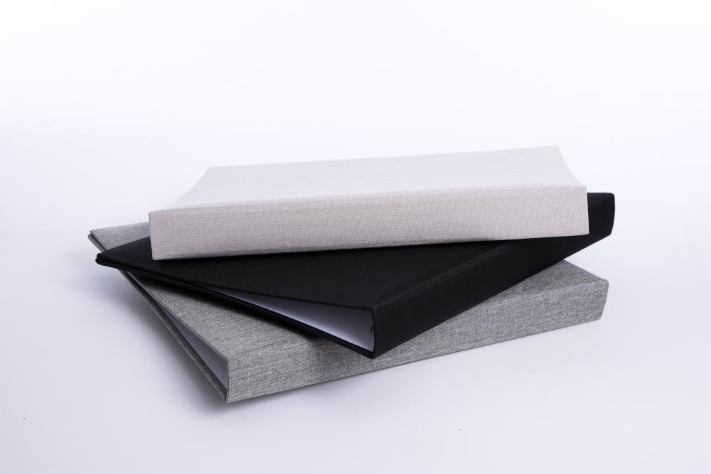 Focus Base Line Canvas Ring folder - Beige