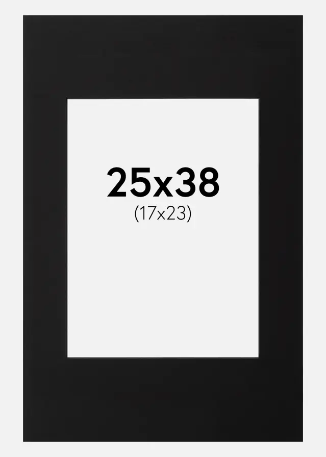 Galleri 1 Mount Black (Black Core) 25x38 cm (17x23)