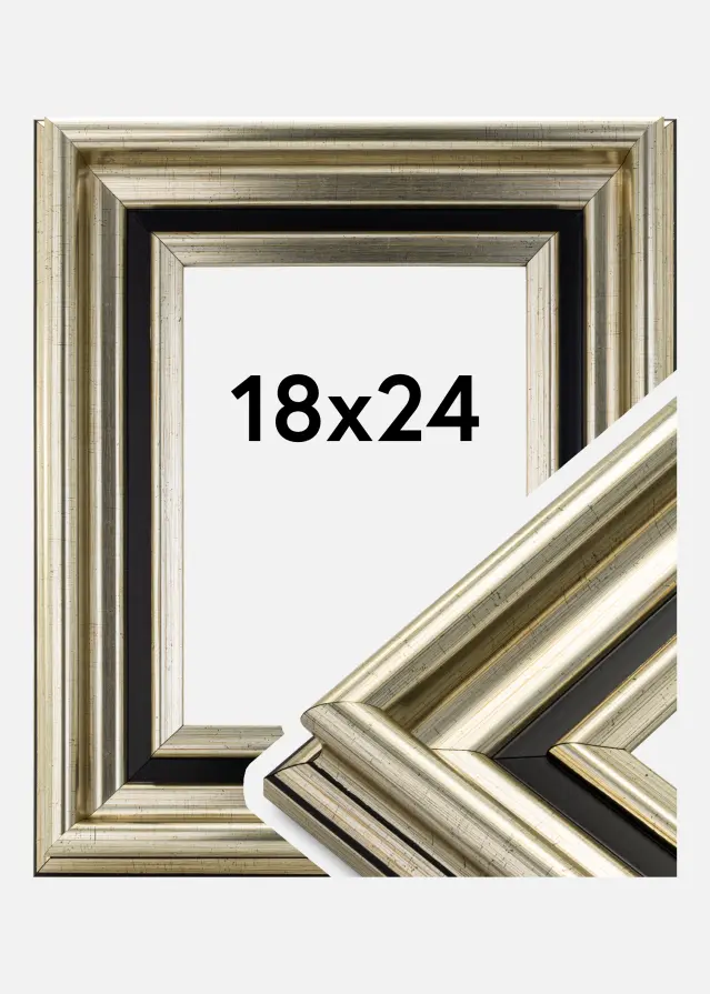Ramverkstad Frame Gysinge Premium Silver 18x24 cm
