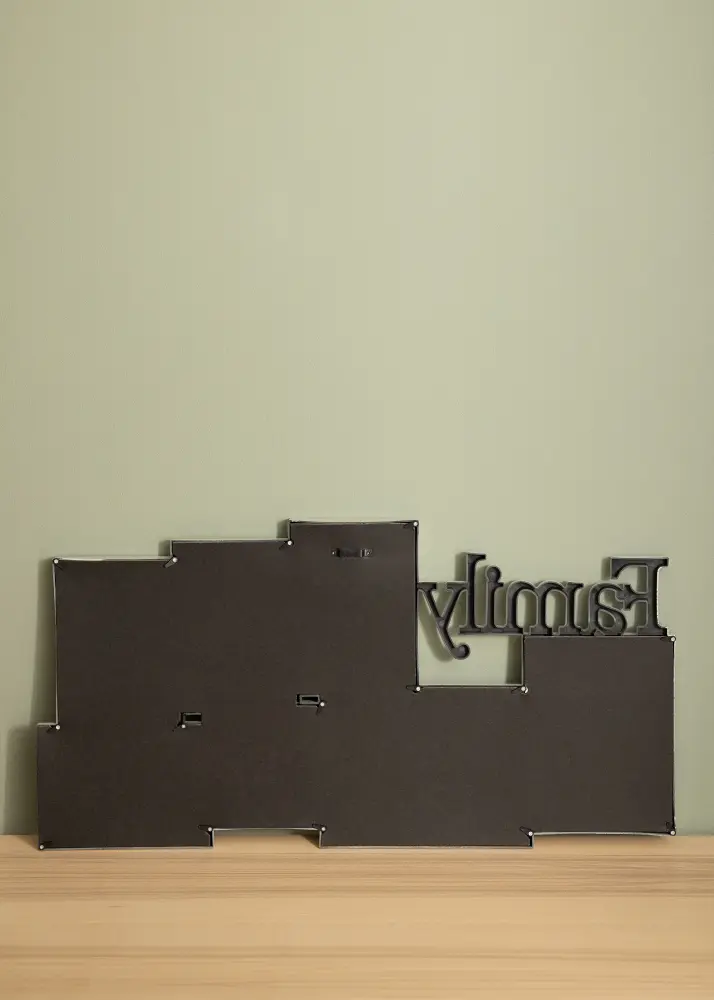 BGA Family Collage Frame Light Grey - 7 Pictures