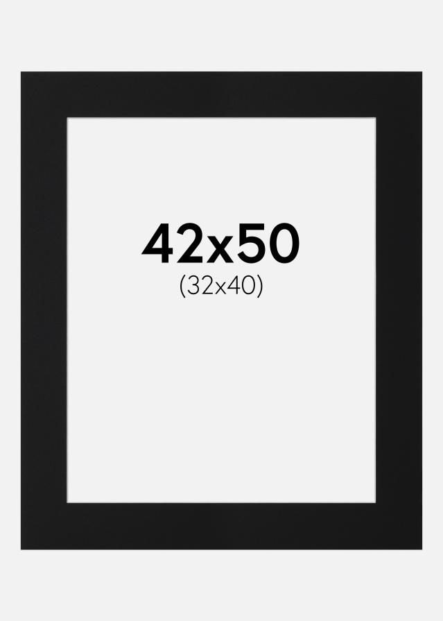 Artlink Mount Black Standard (White Core) 42x50 cm (32x40)