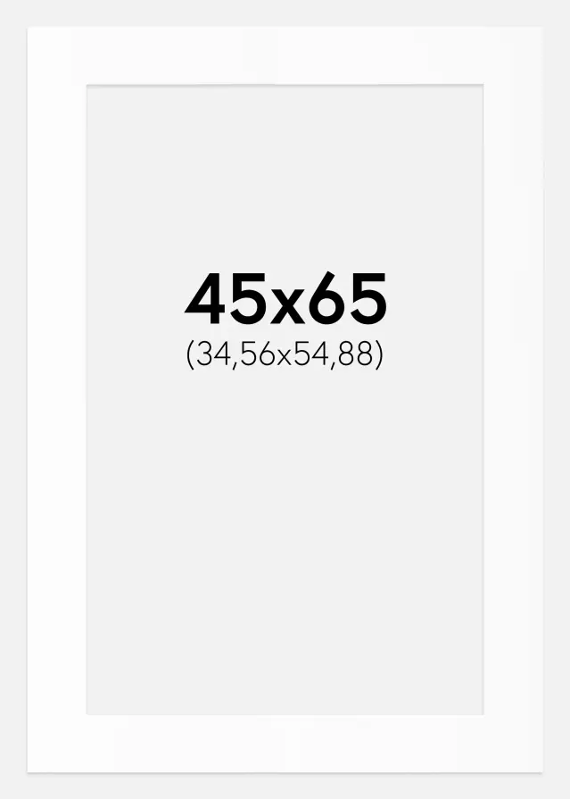 Artlink Mount White Standard (White Core) 45x65 cm (34,56x54,88)