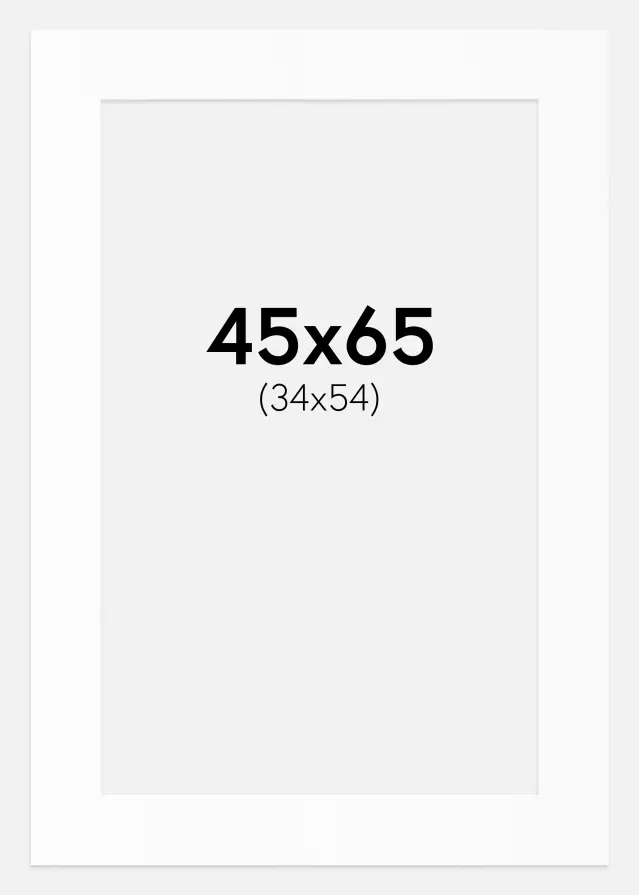 Artlink Mount White Standard (White Core) 45x65 cm (34x54)