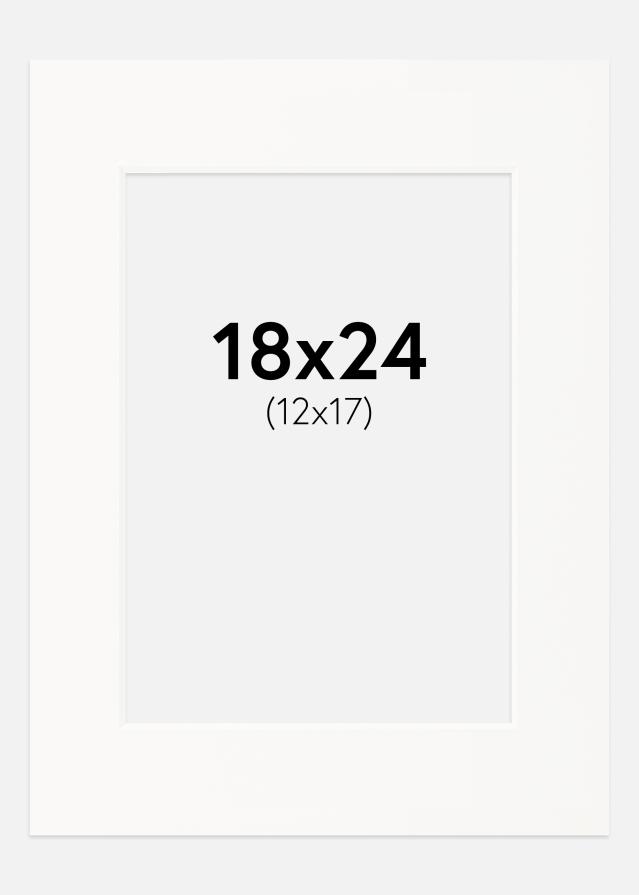 Galleri 1 Passepartout Offwhite (White Core) 18x24 cm (12x17)