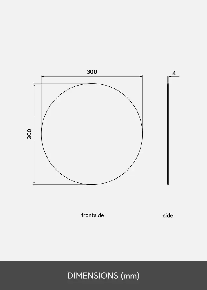 KAILA KAILA Round Mirror 30 cm Ø
