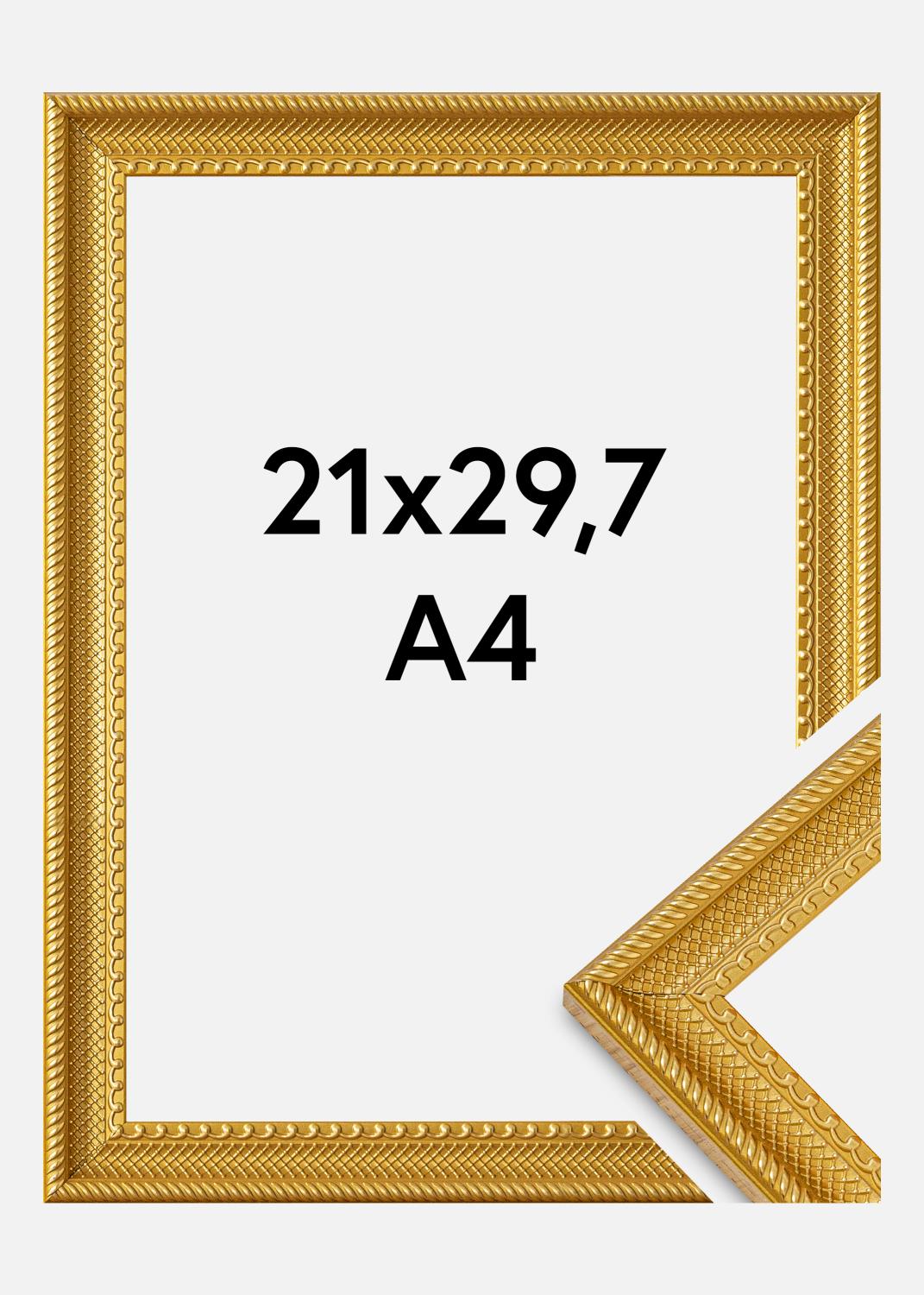 Product Image for Frame Lattice Acrylic Glass Gold 21x29.7 cm (A4)