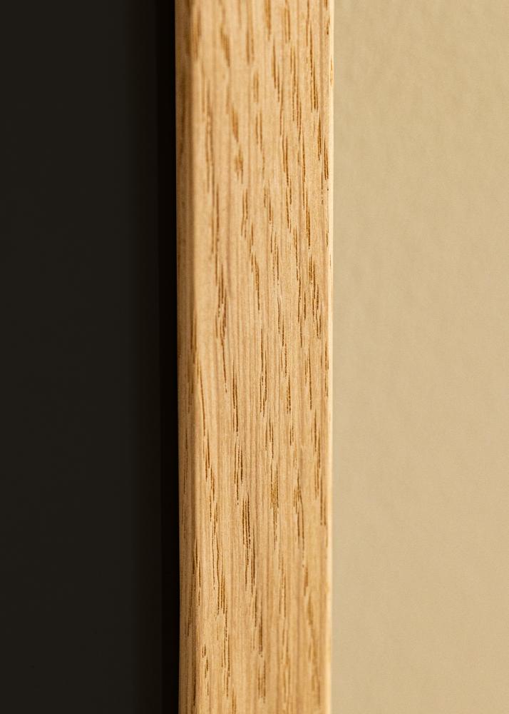 Ram med passepartou Frame Trendline Oak 30x40 cm - Picture Mount Black 20x28 cm