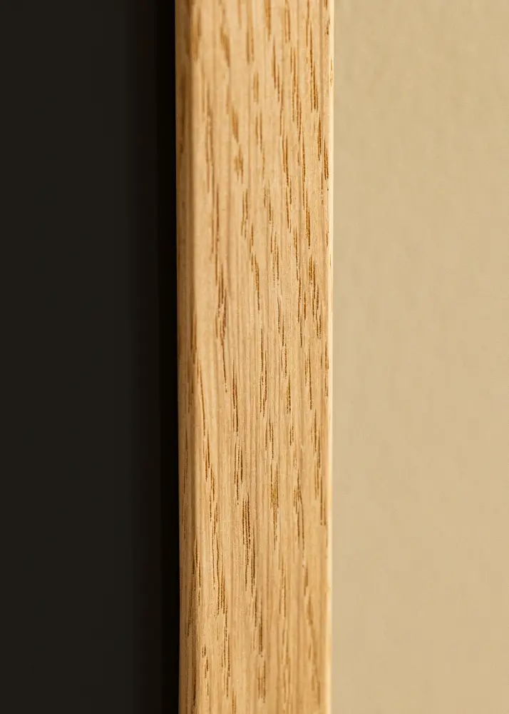 Ram med passepartou Frame Trendline Oak 60x80 cm - Picture Mount Black 50x60 cm