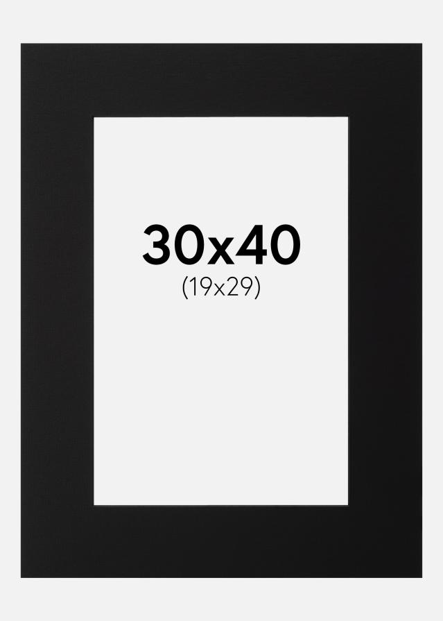 Galleri 1 Mount Black (Black Core) 30x40 cm (19x29)