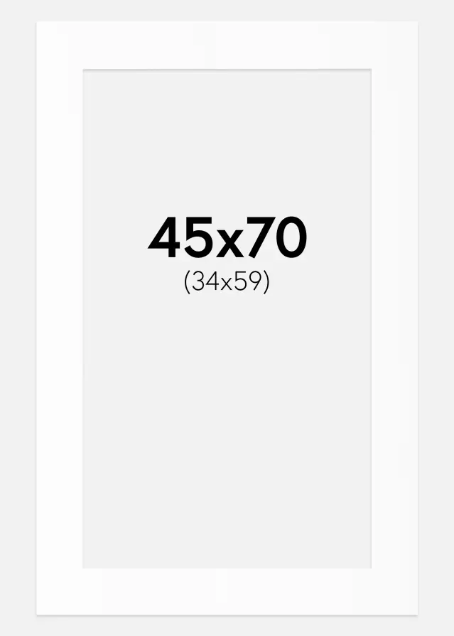 Artlink Mount White Standard (White Core) 45x70 cm (34x59)