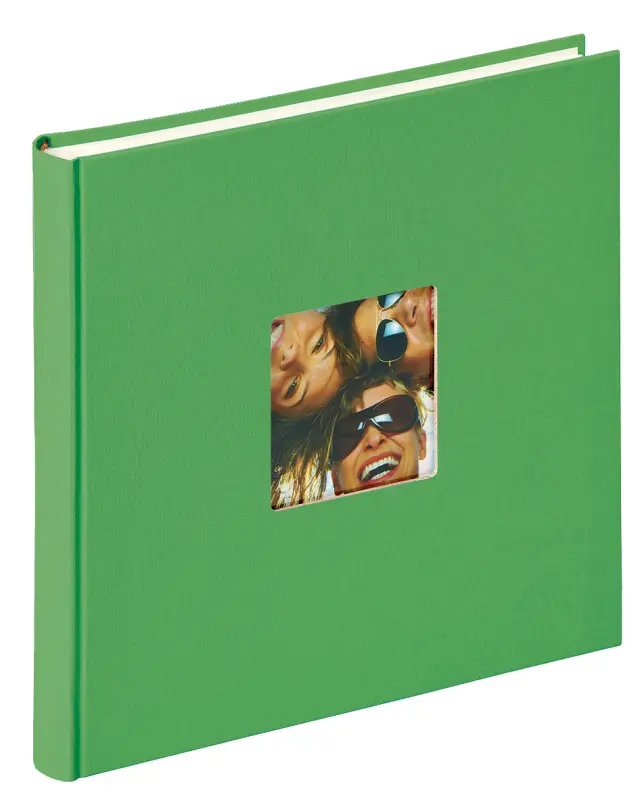 Walther Fun Album Light green - 26x25 cm (40 White pages / 20 sheets)