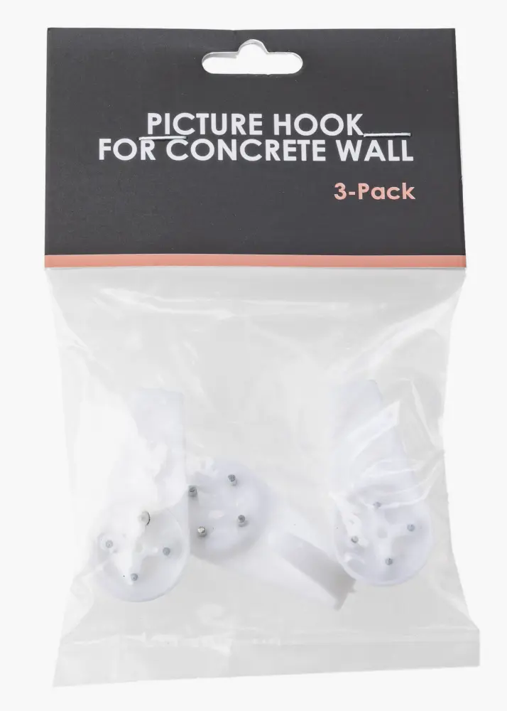BGA BGA Picture hook for concrete wall - 3-pack