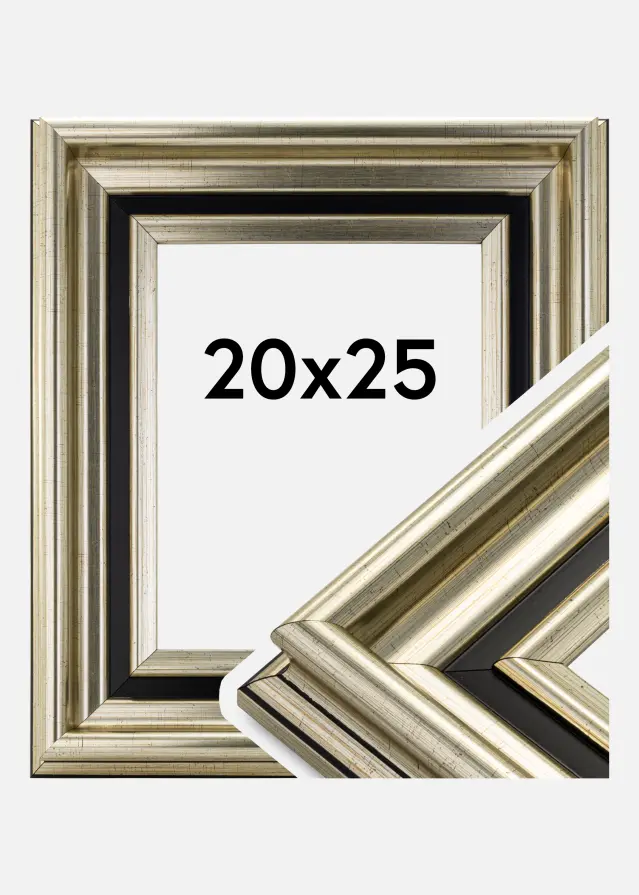 Ramverkstad Frame Gysinge Premium Silver 20x25 cm