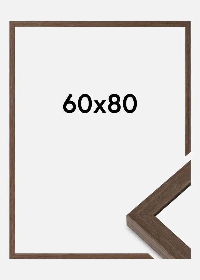Mavanti Frame Hermes Acrylic Glass Walnut 60x80 cm