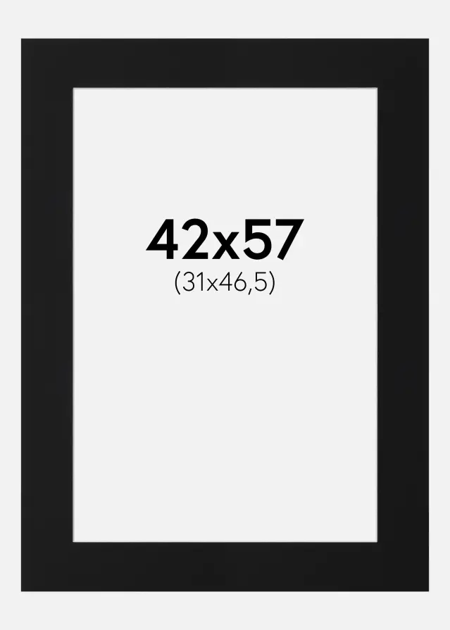 Artlink Mount Black Standard (White Core) 42x57 cm (31x46,5)