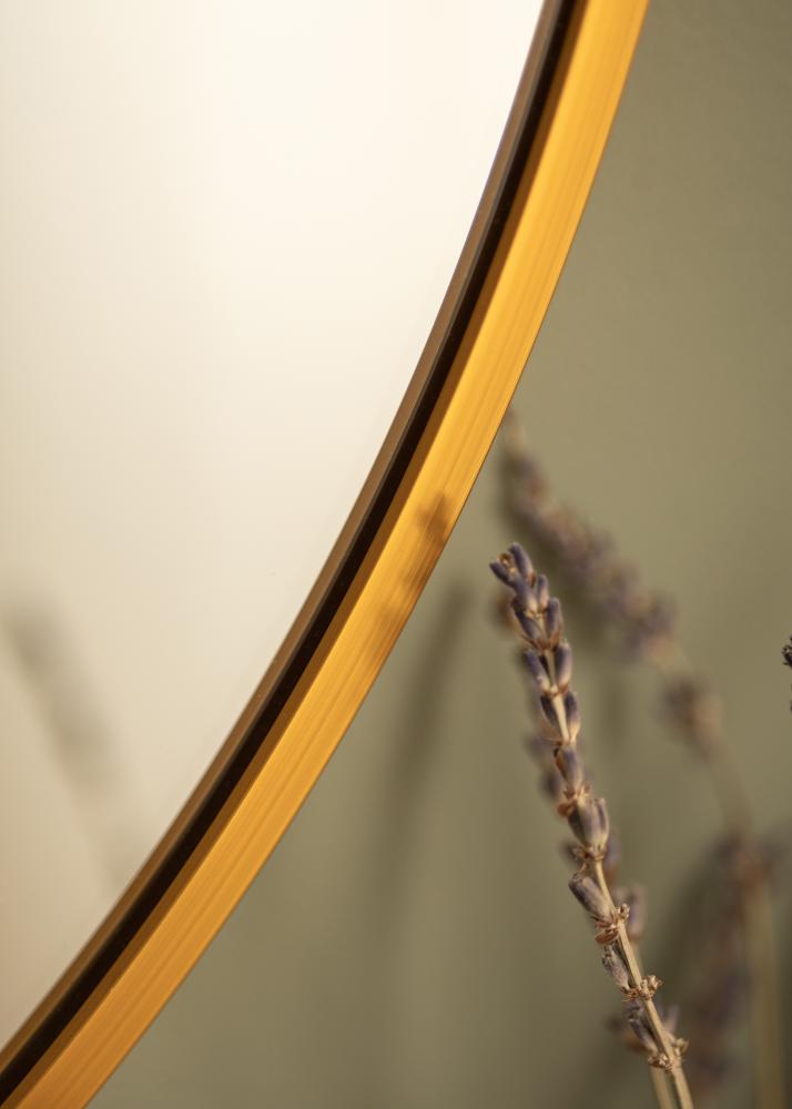 House Nordic Mirror Madrid Brass 60 cm Ø