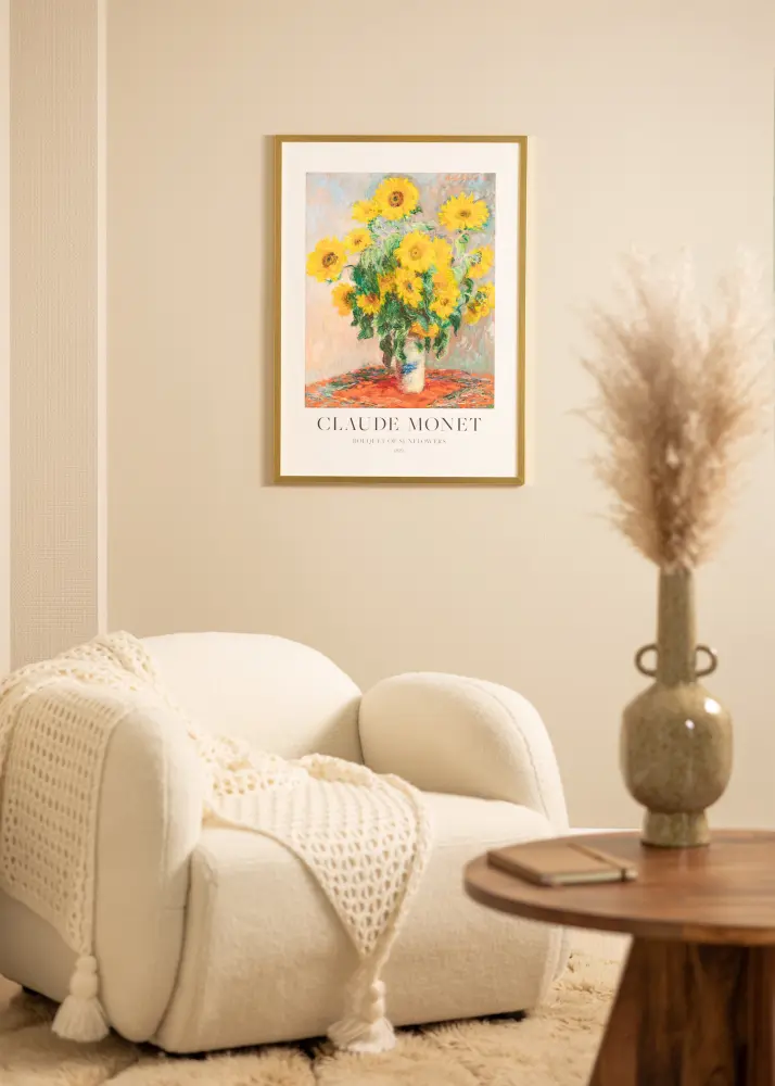 Mavanti Frame Minerva Acrylic Glass Gold 40x40 cm