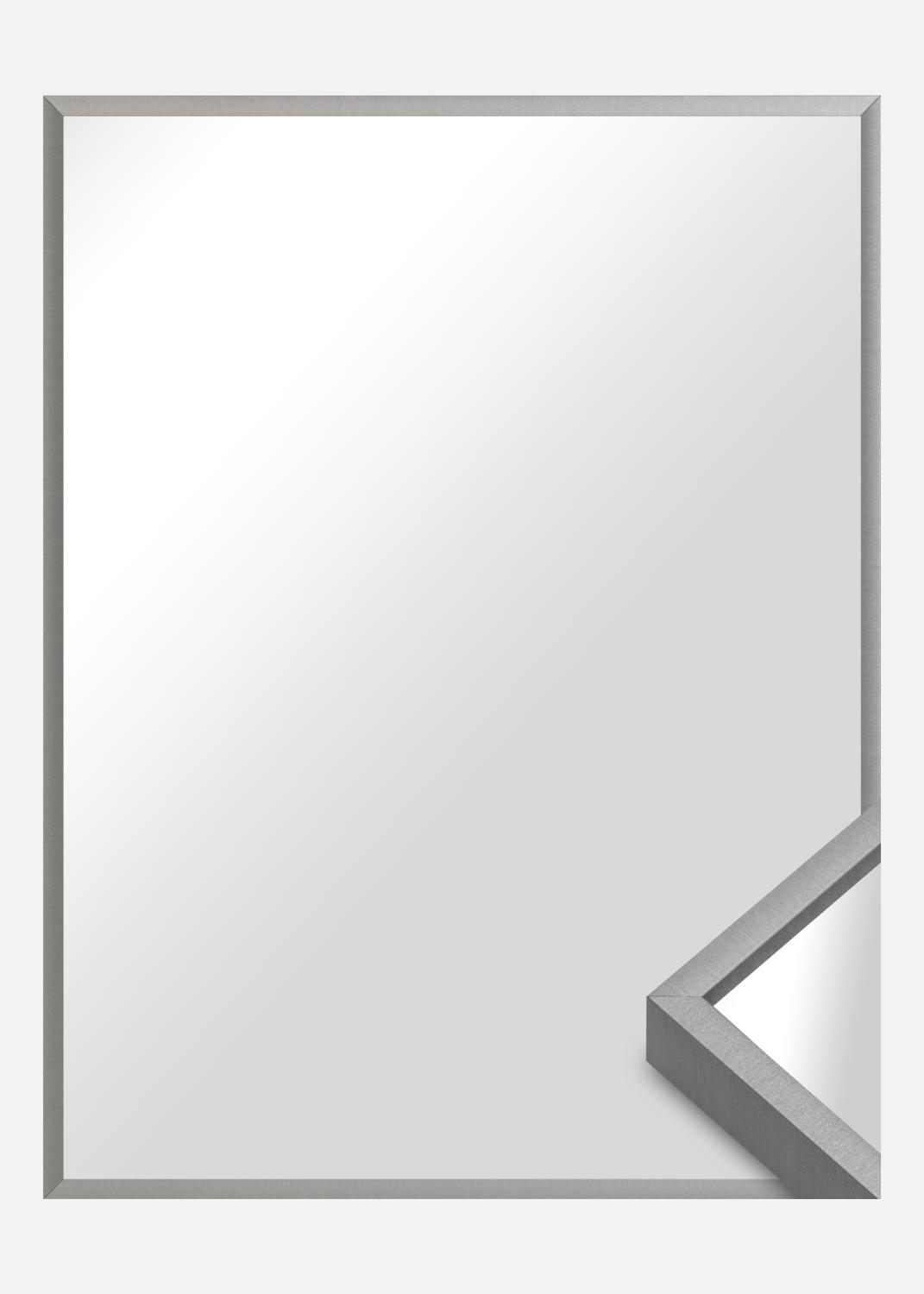 Product Image for Mirror Nilsen Premium Alpha Brushed Steel - Custom Size