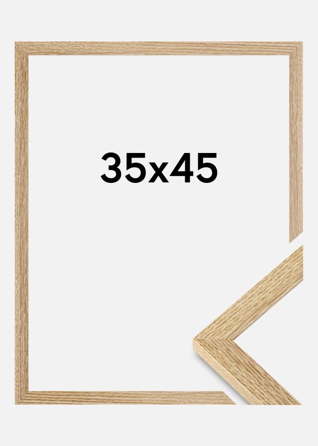 BGA Frame Selection Acrylic Glass Oak 35x45 cm