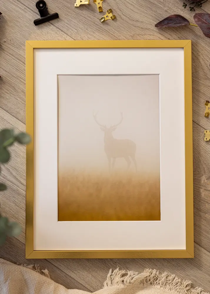 Mavanti Frame Minerva Acrylic Glass Gold 40x40 cm