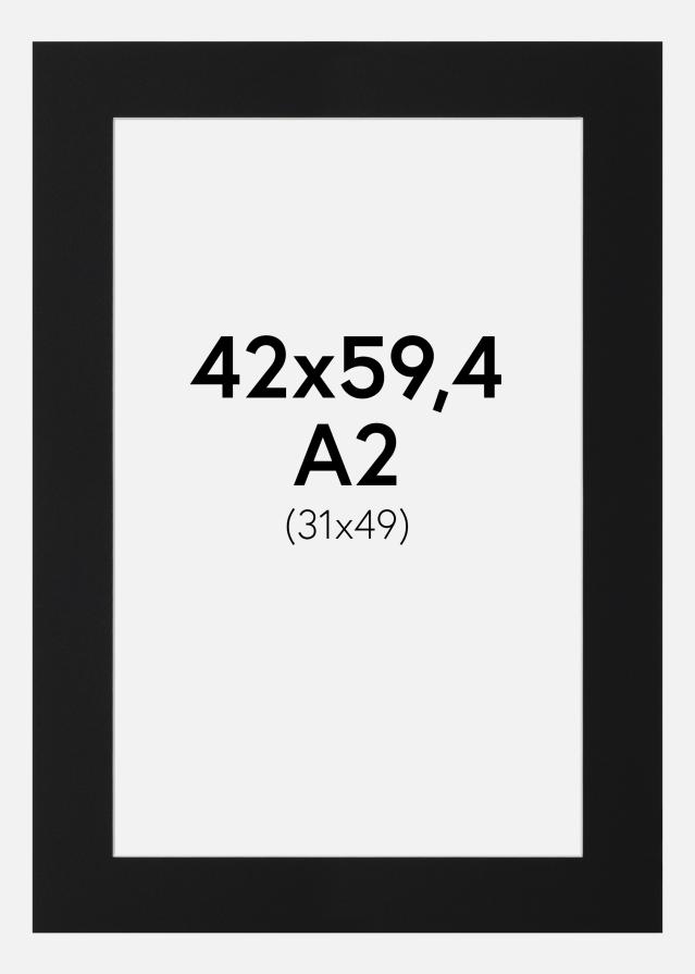 Artlink Mount Black Standard (White Core) 42x59,4 cm (31x49)