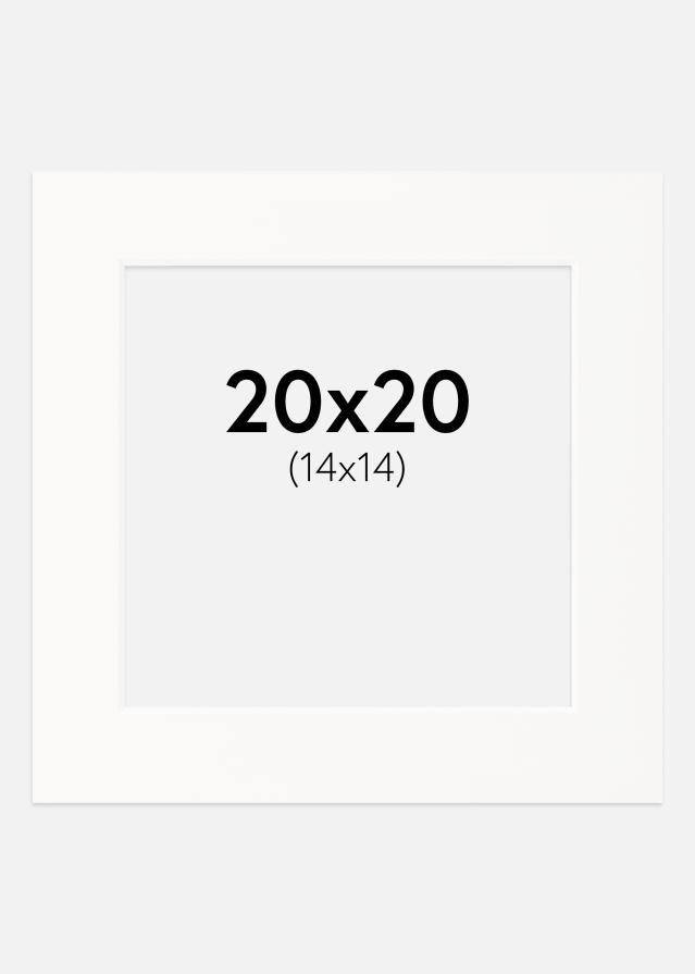 Galleri 1 Passepartout Offwhite (White Core) 20x20 cm (14x14)