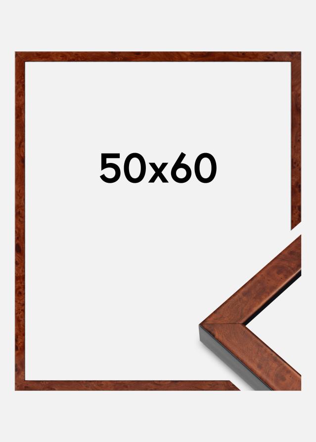 Mavanti Frame Hermes Acrylic Glass Burr Walnut 50x60 cm