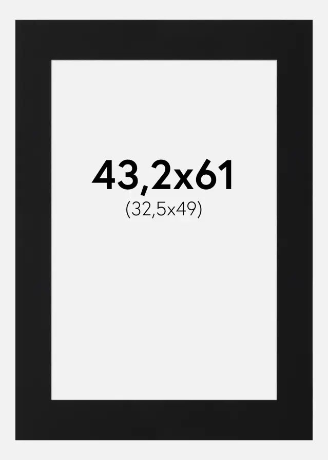 Artlink Mount Black Standard (White Core) 43,2x61 cm (32,5x49)