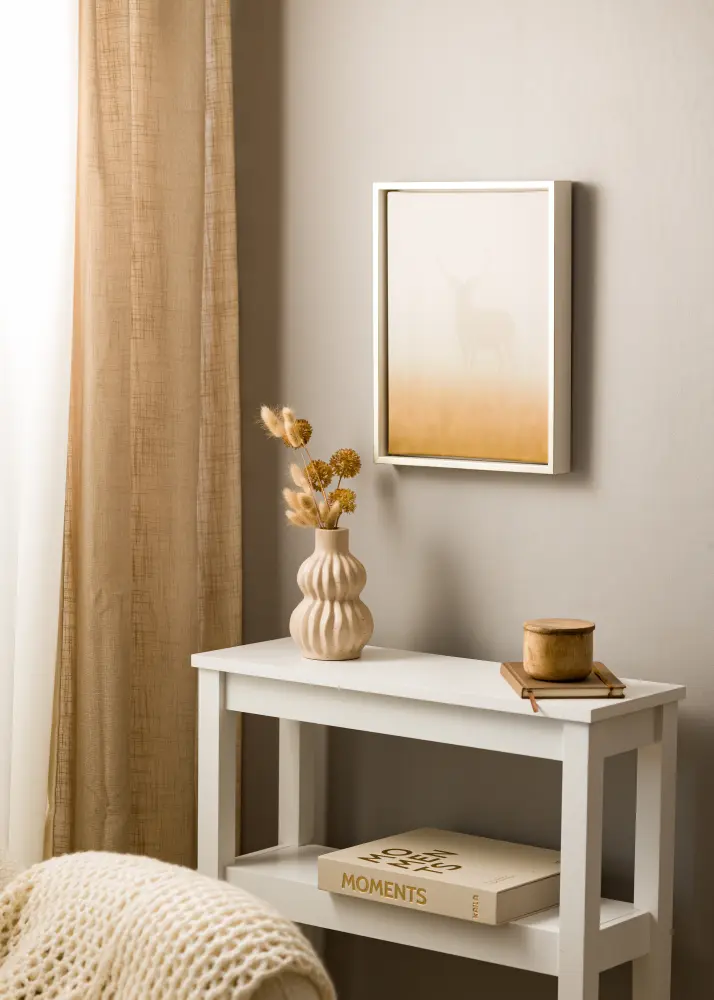 Ramverkstad Ra Canvas Frame White/Silver - Various Sizes